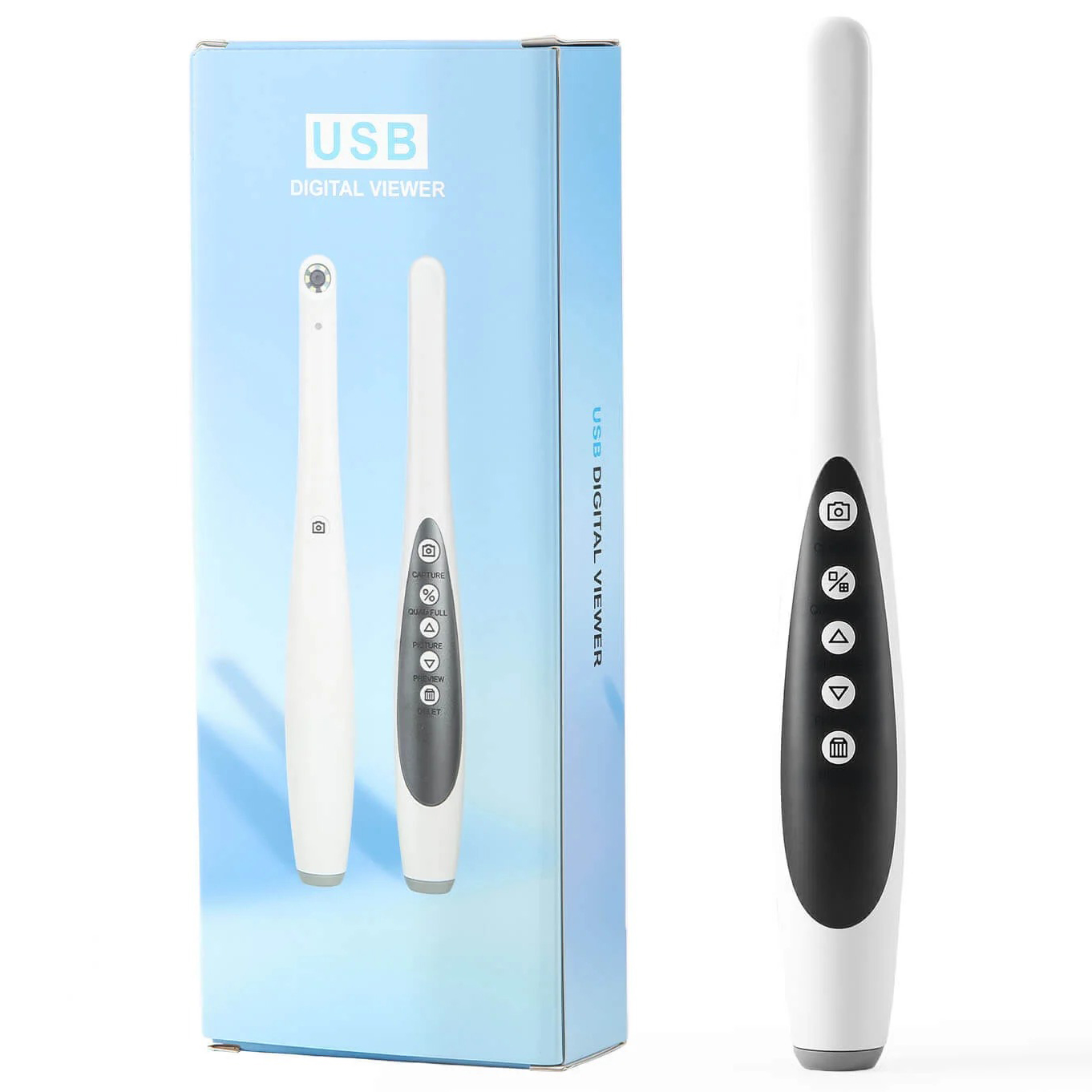 Dental USB Digital Intraoral Camera 2.0MP Pixel 6 LED Lights